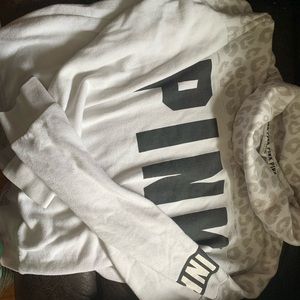 Large pink vs hoodie